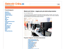 Tablet Screenshot of elektronik-online.se